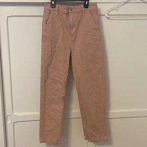 Madewell Wide Leg Pant-Pink/Mauve-Size 27